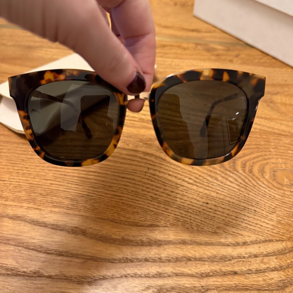 Gentle Monster Button Glasses, Tortoise, One Size - Picture 4 of 7
